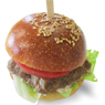 自家製ハンバーグの絶品バーガー